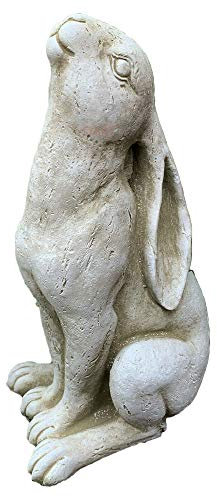 Darthome Stone Garden Lawn Statue Ornament Sculpture Moongazing Hare Rabbit Animal Large