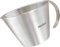 Fackelmann FCK44993 Misurino con Parte Graduata all'Interno 1000 ml in Acciaio. 15,3x9x10,5 cm, Sybaris, (Colore: Argento), quantità: 1 Pezzo Inossidabile, Misuratore di Vetro 1 l