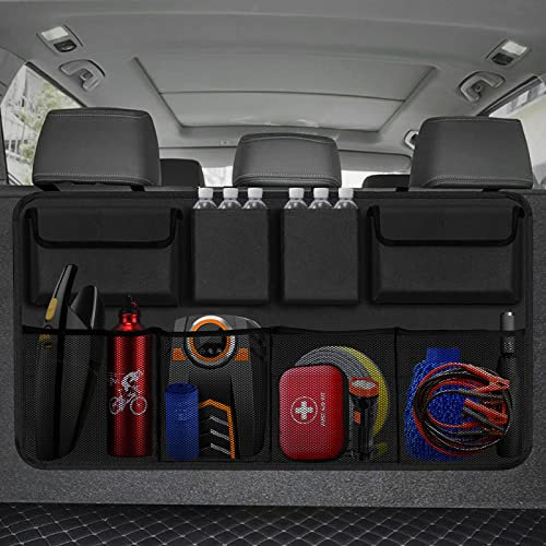 Snuopfy Wellkool Organizer Bagagliaio Auto 8 Tasche Contenitori Portabagagli Auto Per SUV e Molti Veicoli Risparmiare Spazio Sul Sedile Posteriore Car Organizer