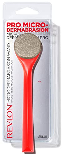 Revlon Mikrodermabrasion Zauberstab, sanftes Peeling der Haut mit echter Diamant-Körnung, 1 Stück