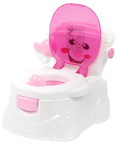 Kinder-Töpfchen, Babytopf Kindertoilette Toiletten-Training, mit Abnehmbarem Toilettensitz (Rosa)