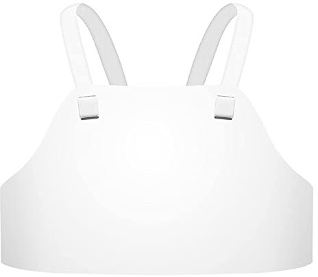 Fechten Sport Chest Guards Brustschützer Fechten Brustschutz für Frauen Männer Erwachsene Kinder Kunststoff Brustschutz Zaunschutzausrüstung Fechtausrüstung für Damen/Herren -Nicht leicht verformbar