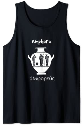 Vaso greco antica anfora romana Canotta
