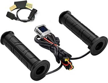 Poignées chauffantes MAN-08318-X avec chauffage pour le pouce pour quad ATV poignées chauffantes