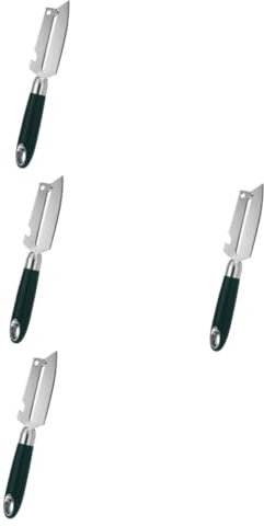 TOPBATHY 4 Piezas Pelador de acero inoxidable herramienta peladora manual de cocina peladores manuales pelador de patatas cuchillo mondador peladoras de acero inoxidable pelador de cítricos
