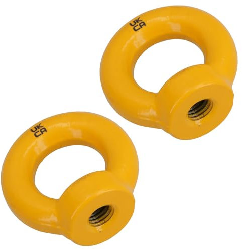 Ringmutter-Verschluss, 8 mm, metrisch, hohe Zugfestigkeit, 0,8 Tonnen Kapazität, 2 Stück