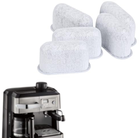 Gosknor 5pcs Activated Carbon Coffee Water Filter Replacement Compatible with Delonghi 7313285779