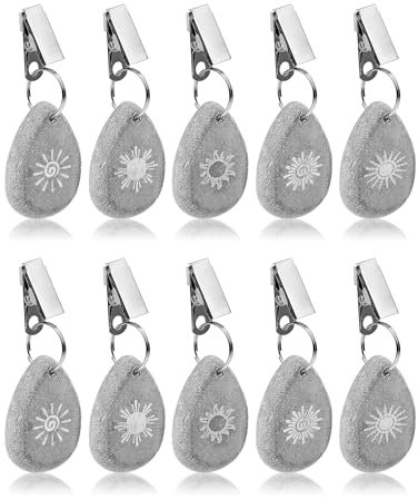 10 Stück Tischdeckenbeschwerer Extra Schwer Tischbeschwerer Gewichte Tischdecke Outdoor Tischdecke Gewichte Tischdecke Beschwerer für Draußen Tischdeckenhalter Schwer Tischdeckenhalter Für Draußen