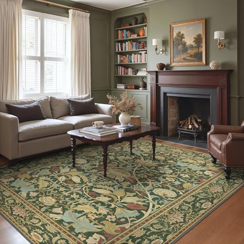 BEIMO Waschbarer Teppich Wohnzimmer Vintage, Boho Teppich Schlafzimmer Groß Orientalisch rutschfest für Badezimmer Esszimmer, 200x290cm