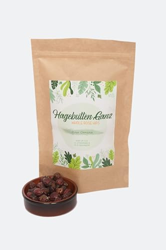 Rosa Canina Intera 5kg, Rosae Pseudo - Fructus, 100% Rosa Canina Naturale, Effetto Ringiovanente, Fonte di Vitamina C