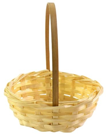 Liten Flower Girl Basket, Flower Girl Basket Bröllopscentrumkorg med