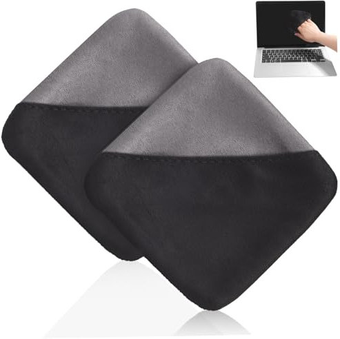 Cabilock 2Stücke Mikrofasertücher Für Bildschirmreinigung Und Effizient Für PC Laptop Auto Wiederverwendbar Und Waschbar Für Empfindliche Oberflächen