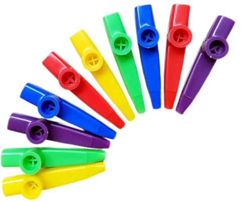 1 Satz Kazoo für Kinder aus Kunststoff, Tragbares Musikinstrument