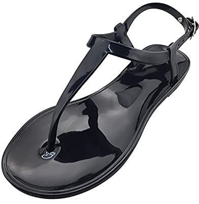 Sandaler, dam, platt tådelare, bohemisk, flip flops, Slingback, sommarskor, halkfria, tofflor, öppen tå, damsandaler, inomhus/utomhus,