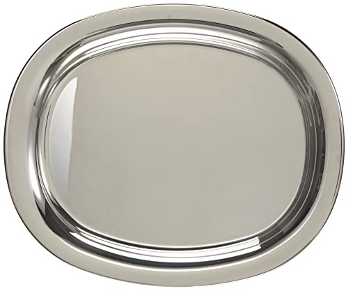 Alessi JM13/36 L Servierplatte - Edelstahl 18/10 glänzend poliert