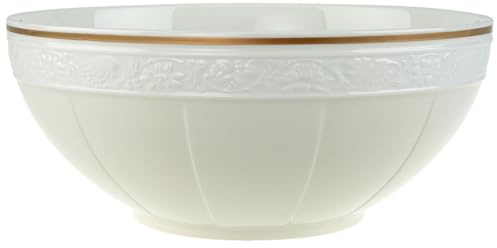 Villeroy & Boch Ivoire - Ensaladera Redonda, de Porcelana, 24 cm