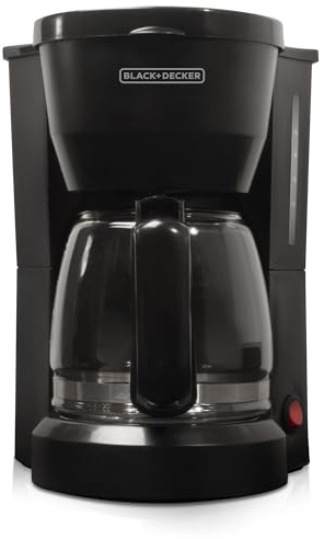 BLACK+DECKER 5-Cup Coffeemaker, DCM600B Black