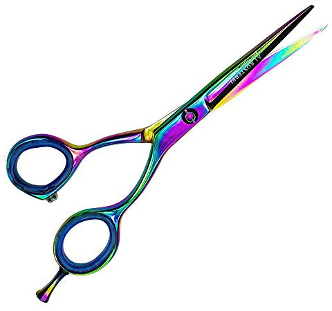 May - Haarschneideschere 5.0 Zoll - Friseurschere - Haarschere mit Titanbeschichtung