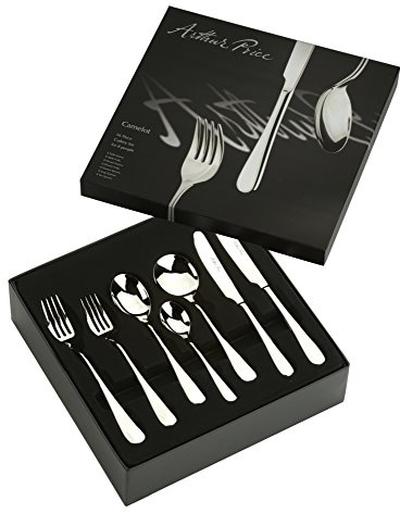 Arthur Price Camelot 56-Piece Stainless Steel 8 Person Boxed Set