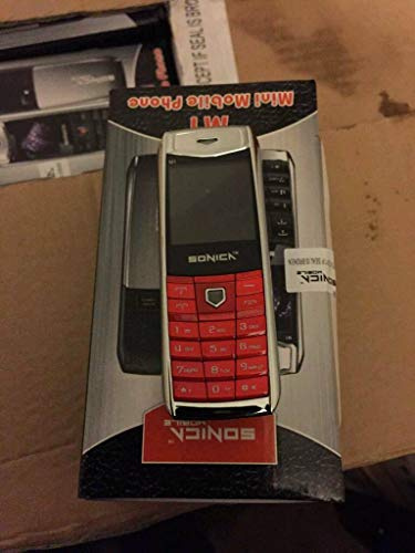 Sonica M1 Mobile Phone - Dual SIM 2G Camera Bluetooth Mini KenXinDa (Red)