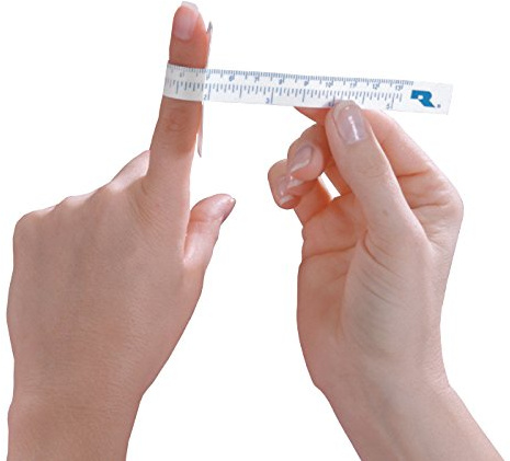 Rolyan Edema Tape Measure, 5 Long, Flexible Plastic Allows Users to Accurately Measure Circumference of Joint or Finger Digit, Track & Manage Finger Swelling, Choose Correct Finger Sleeve Size