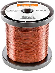Kupferlackdraht W210 Ø 0,50 mm 100 g, ca. 52m - CU Lackdraht Grad 2 CUL Kupferdraht Gewicht 100 Gramm Durchmesser 0,50 Millimeter Wickeldraht Kupfer Draht nach IEC 60317-13