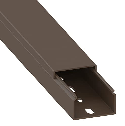 Cablecoach Coach CC10121 25x40 mm - Canalina per cavi, colore: Marrone