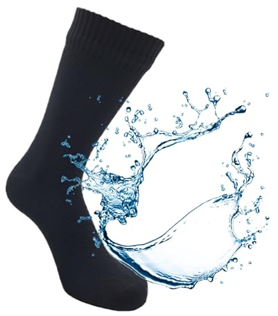 Kadem® wasserdichte Socken Wassersport Wintersport Camping Angeln Trekking Trail Segeln Hiking Golf Laufsocken Radsocken Biking Wandersocken Rafting Wudu Mest Corap Rudern Walking Outdoor Socken