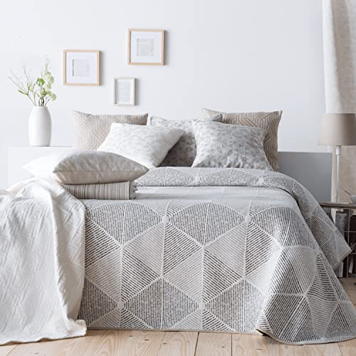 VIALMAN Copriletto beige, Trapunta Letto 250 x 270 cm