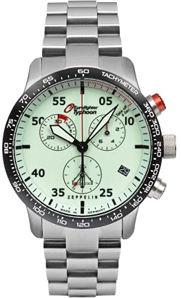 Zeppelin 7298M-5 Eurofighter Typhoon Quarzuhr, Analog, 43 mm, 10 ATM. Marke: