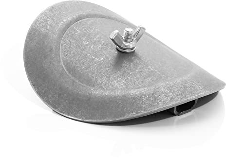 LANZZAS Clapet de nettoyage pour tuyau de poêle (porte) - Diamètre : 180 mm - Non laqué - Ouverture de révision pour montage ultérieur