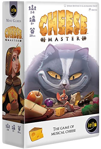 Iello | Cheese Master | Card Game | Ages 8+ | 2-8 Players | 10 Minutes Playing Time
