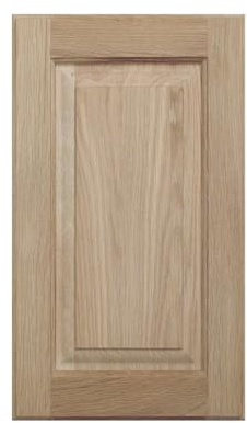 ONESTOCK 16.25W x 22.5H Unfinished Oak Kitchen Cabinet Door Replacement, Raised Panel