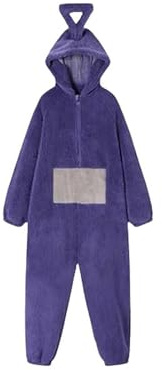 Cutecool Pijamas De Mujer Teletubbies Adultos Mono Neutros Ropa Animal Papel Juego De Roles Hogar Fiesta - Morado - M