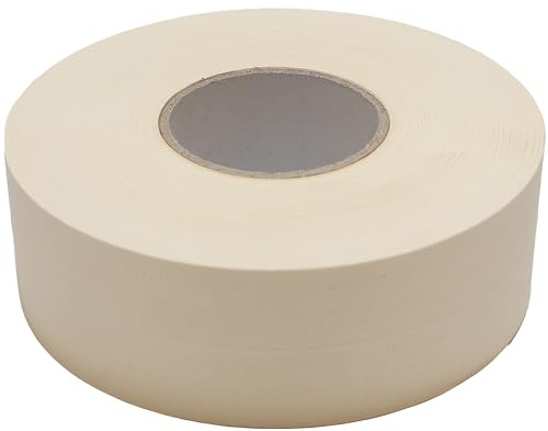 Papier Fugendeckstreifen Level+ | Fugenband zum Verfugen von Gipskartonplatten im Trockenbau, 1 Rolle 76m, Reissfest, Bewehrungsstreifen Breite 52mm