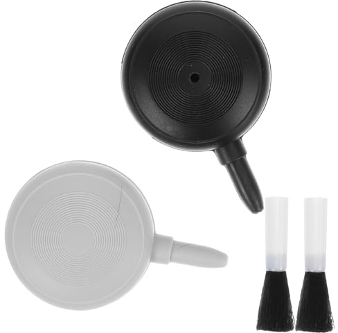 Poire Soufflante Photo 2 Pièces en Plastique, Souffleur D'objectif | Brosse à Air Comprimé, Outil de Nettoyage pour Claviers et Outils de Jardin, Facile à Ranger