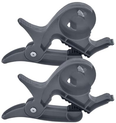 Gihioue Dispensador de cinta adhesiva, 2 pinzas para papel de regalo, dispensador de cinta adhesiva integrado, dispensador de cinta adhesiva para escritorio, clips de papel de regalo y dispensador de