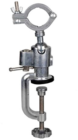 NUOBESTY 360 Degree Aluminum Alloy Electric Drill Stand Vise Holder Multifunctional Bench Drill Press Support for Portable Drilling Workbench