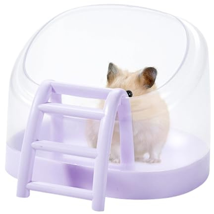 Hamster Bath Tub - Hamster Sandbathbox, Small Bathtub for Hamster | Antisalpadura Container for Hamster Sand Bath, Sandbox for Hamster with