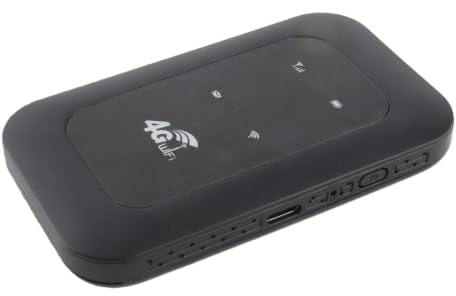 Jectse 4G LTE WiFi Mobile Hotspot, 300 Mbit/s Hochgeschwindigkeits-SIM-Karte Hotspot Gerät, Tragbares WLAN für Reisen, Unterstützt 10 Verbundene Geräte