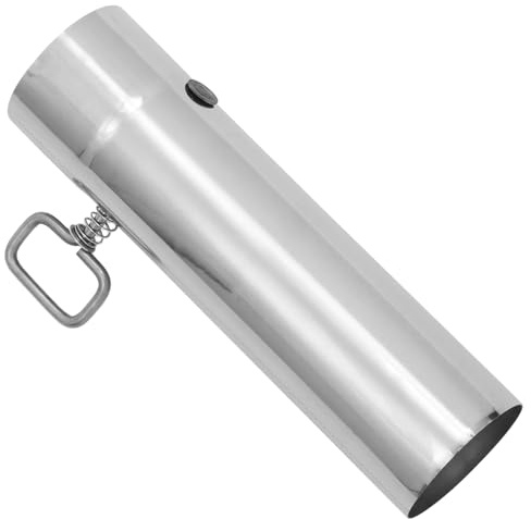 FUTUREORYY Tubo di Scarico per Stufa per Riscaldamento Esterno Tubo di Scarico per Stufa in Acciaio Portatile con Valvola di Tiraggio