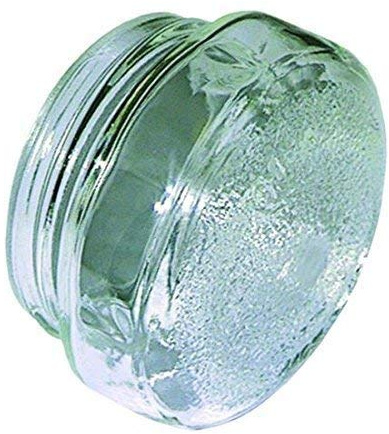 LARGE GLASS OVEN BULB LENS HIGH TEMPERATURE CUPPONE PIZZA GROUP MORETTI TORNATI