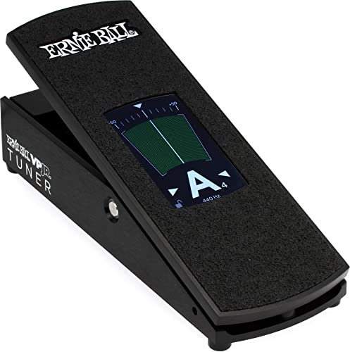 Ernie Ball Volume-Pedal mit integriertem Tuner (VPJR), schwarz