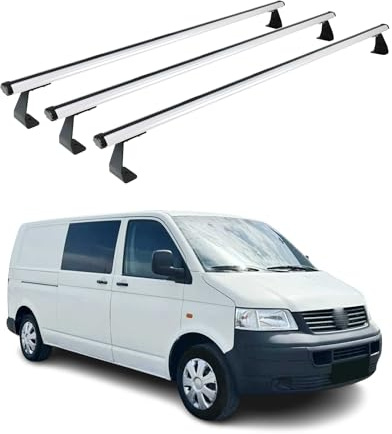 OMAC Dachträger für VW T5 T6 T6.1 Transporter Multivan Caravelle Alu Silber