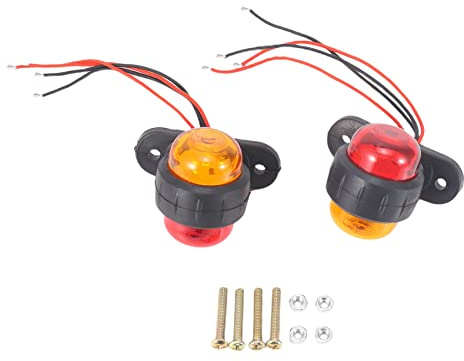 PYNQ 2 PièCes SéRies Camion Remorque LED Lampes 24V Feux de Position LatéRaux de Voiture Signal D'Avertissement Feu de Gabarit LatéRal