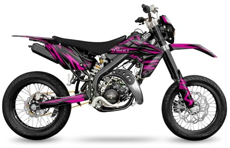 Arider Dekor (Aufkleber) für Rieju MRT 50/125 (2009-2021) | Spark Edition (Pink)