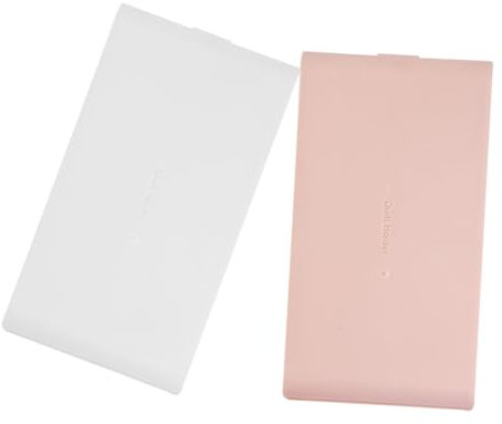 LALAFINA 2 Stücke Boxen Nagelkunst-Aufbewahrungsbox Maskenhalter Make-up-Koffer-Organizer Organisator für Nagelkunst Kästen für Make-up-Pinsel Kosmetik Flip-Box Lagerregal