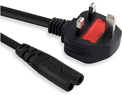 WICAREYO 1.5M/4.92FT 2 Prong Power Cord Compatible for PartyBox 100 200 300 1000 310 Party Box Wireless Bluetooth Speaker Audio System Soundbar Power Cable Plug Replacement