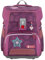 Step by Step Schulranzen-Set SPACE „Glamour Star Astra“ 5-teilig, lila-pink, ergonomischer Tornister mit Reflektoren, höhenverstellbar mit Hüftgurt für Mädchen ab der 1. Klasse, 20L
