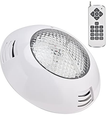 Greensen LED Swimming Pool Light, RGB Unterwasserbeleuchtung mit Fernbedienung, IP68 wasserdichte Wandmontage Licht Farbwechsel Light für Pool, Aquarium (25W)